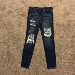 American Eagle Distressed Jeggings